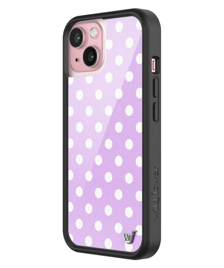Polka Dot | Lavender and White iPhone Case