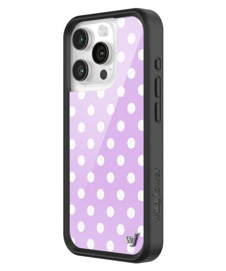 Polka Dot | Lavender and White iPhone Case