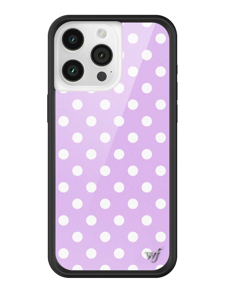 Polka Dot | Lavender and White iPhone Case