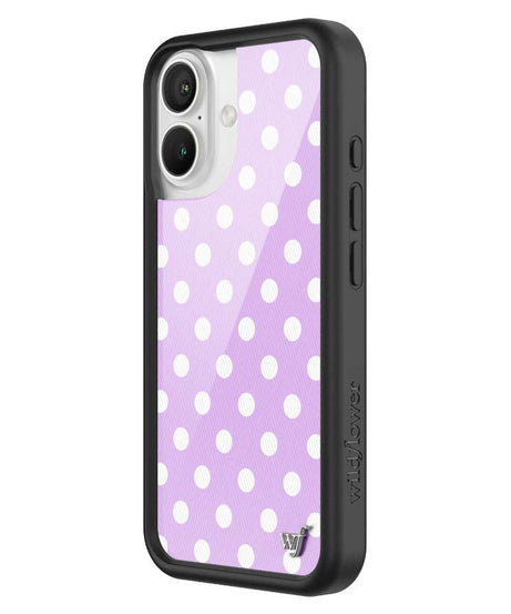 Polka Dot | Lavender and White iPhone Case