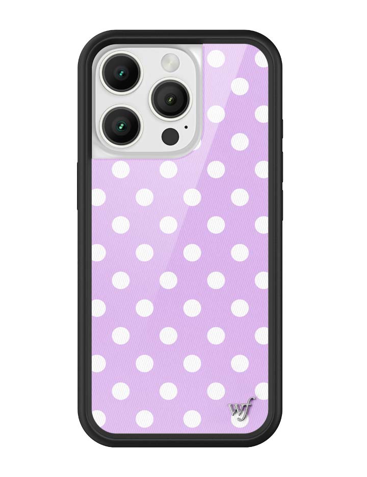 Polka Dot | Lavender and White iPhone Case