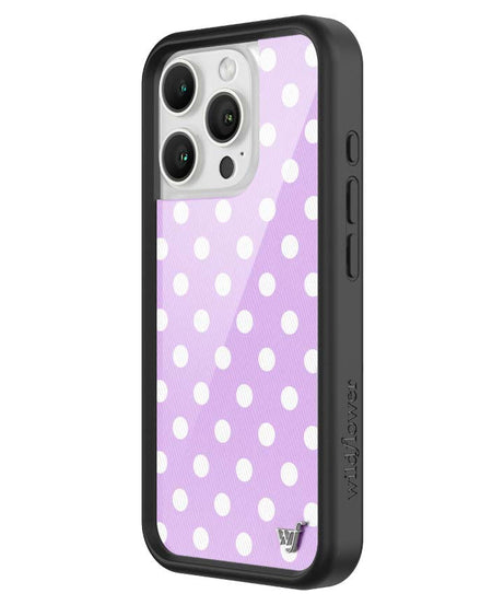 Polka Dot | Lavender and White iPhone Case