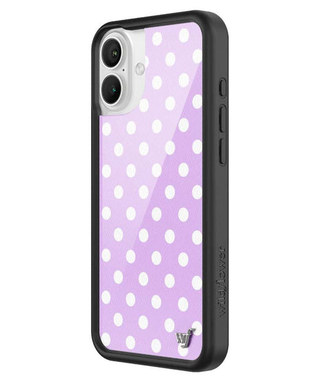 Polka Dot | Lavender and White iPhone Case