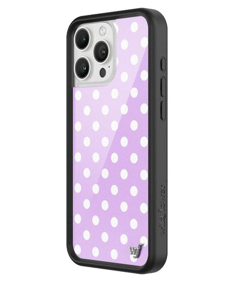 Polka Dot | Lavender and White iPhone Case