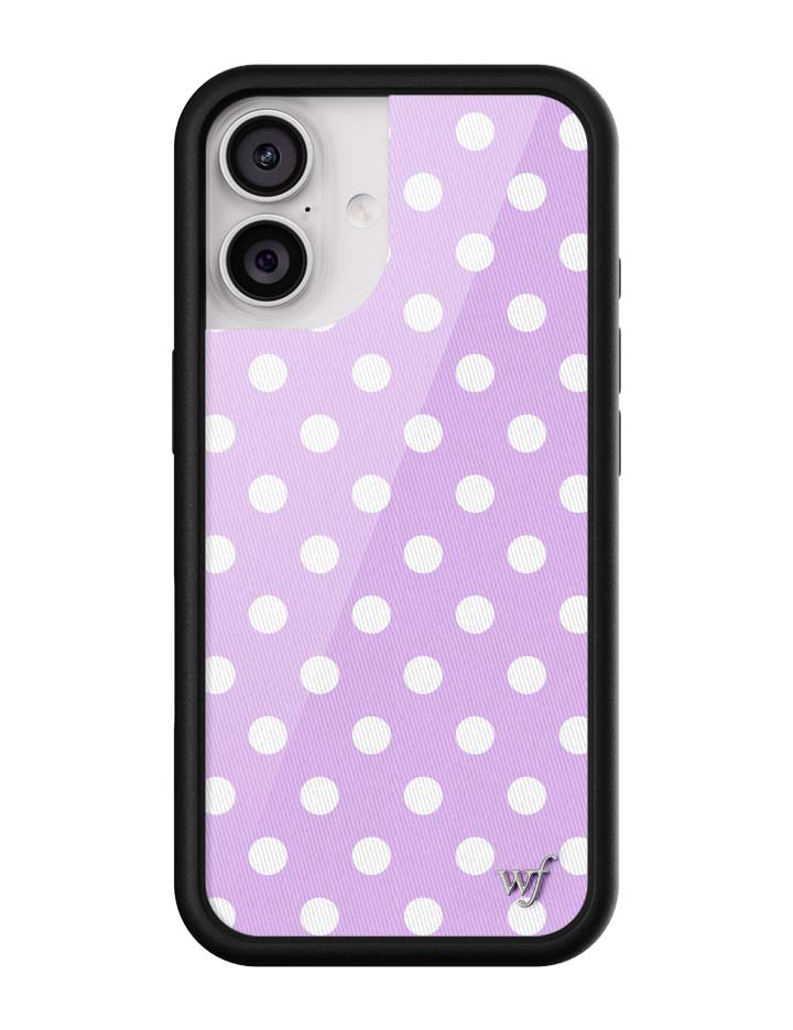 Polka Dot | Lavender and White iPhone Case