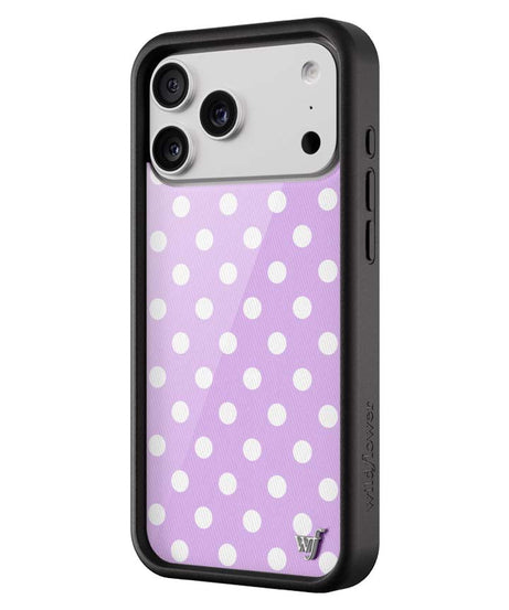 Polka Dot | Lavender and White iPhone Case