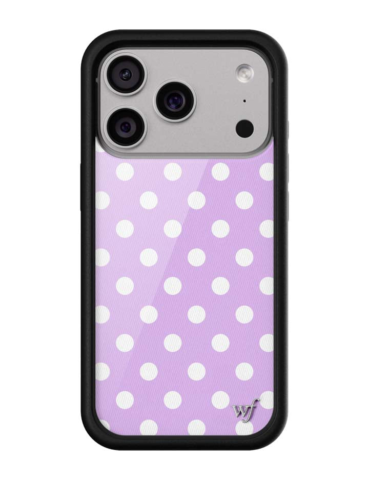 Polka Dot | Lavender and White iPhone Case