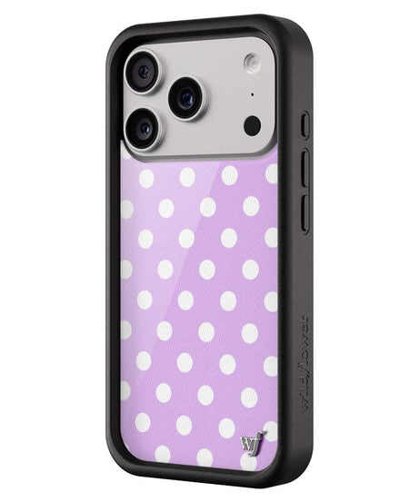 Polka Dot | Lavender and White iPhone Case