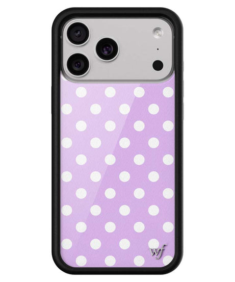 Polka Dot | Lavender and White iPhone Case