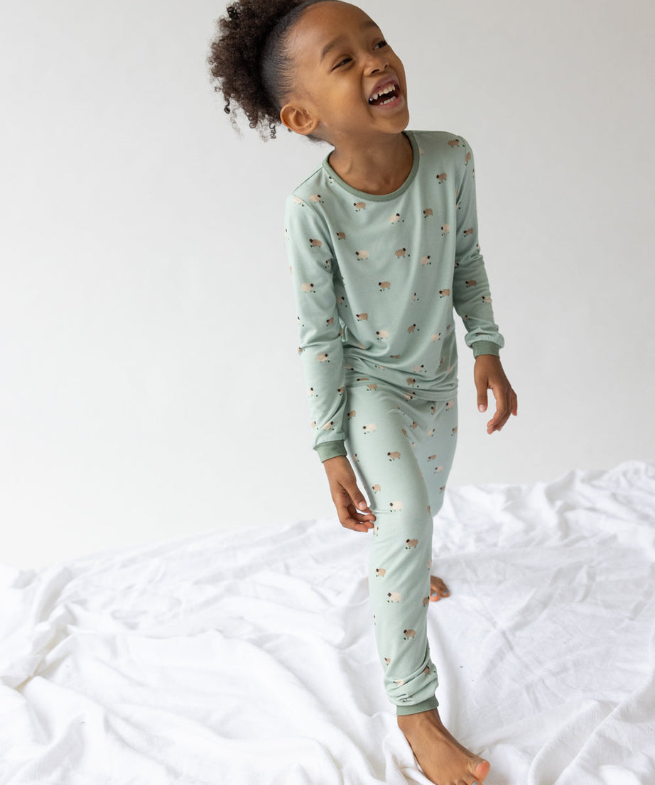 Lamb Bambus Kinder Pyjama-Set