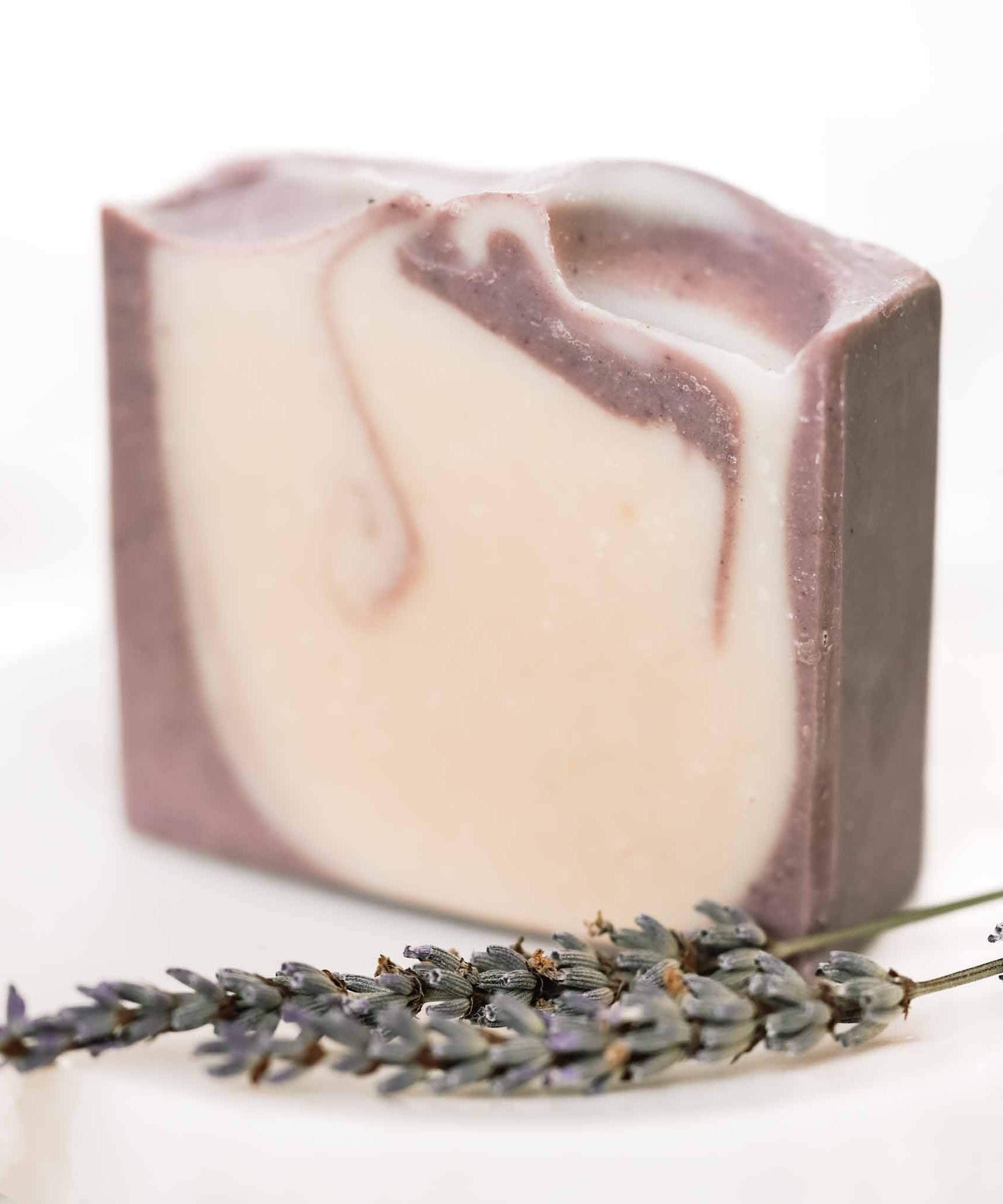 Lavender + Mint Handmade Tallow and Goat Milk Soap Bar