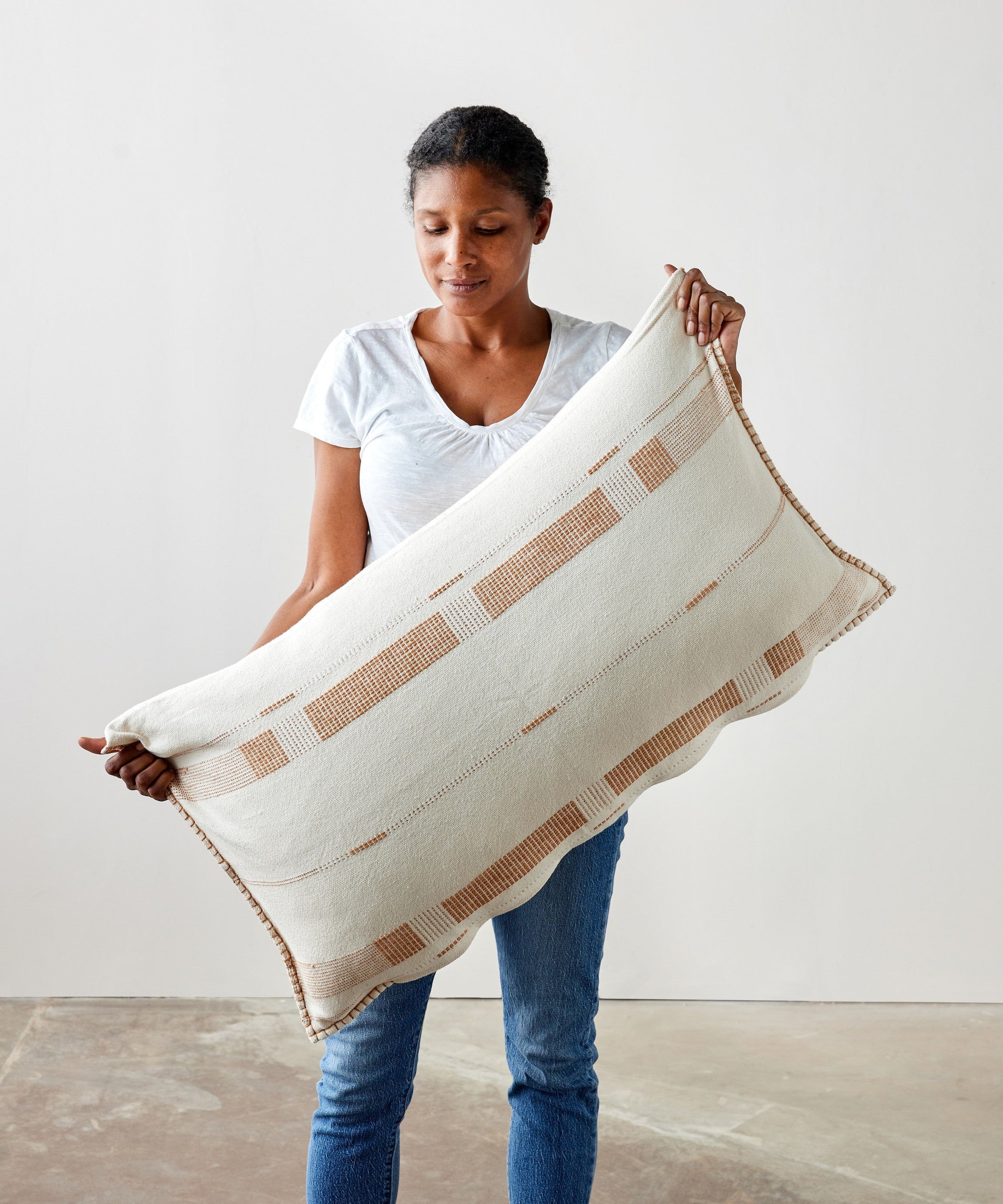 Fulcrum Sahara Oversized Cotton Lumbar Pillow