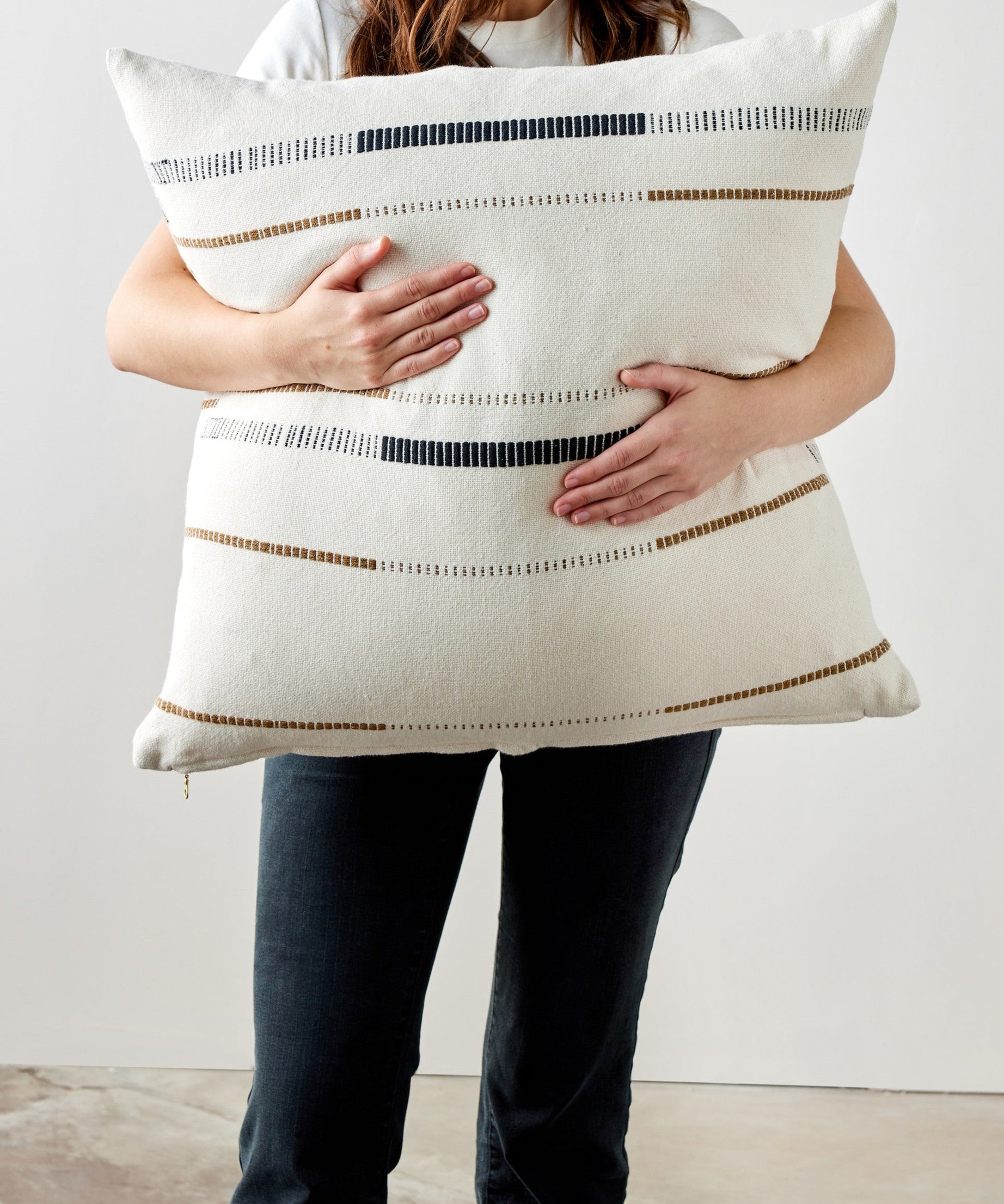 Mason Hand-Loomed Cotton Pillow