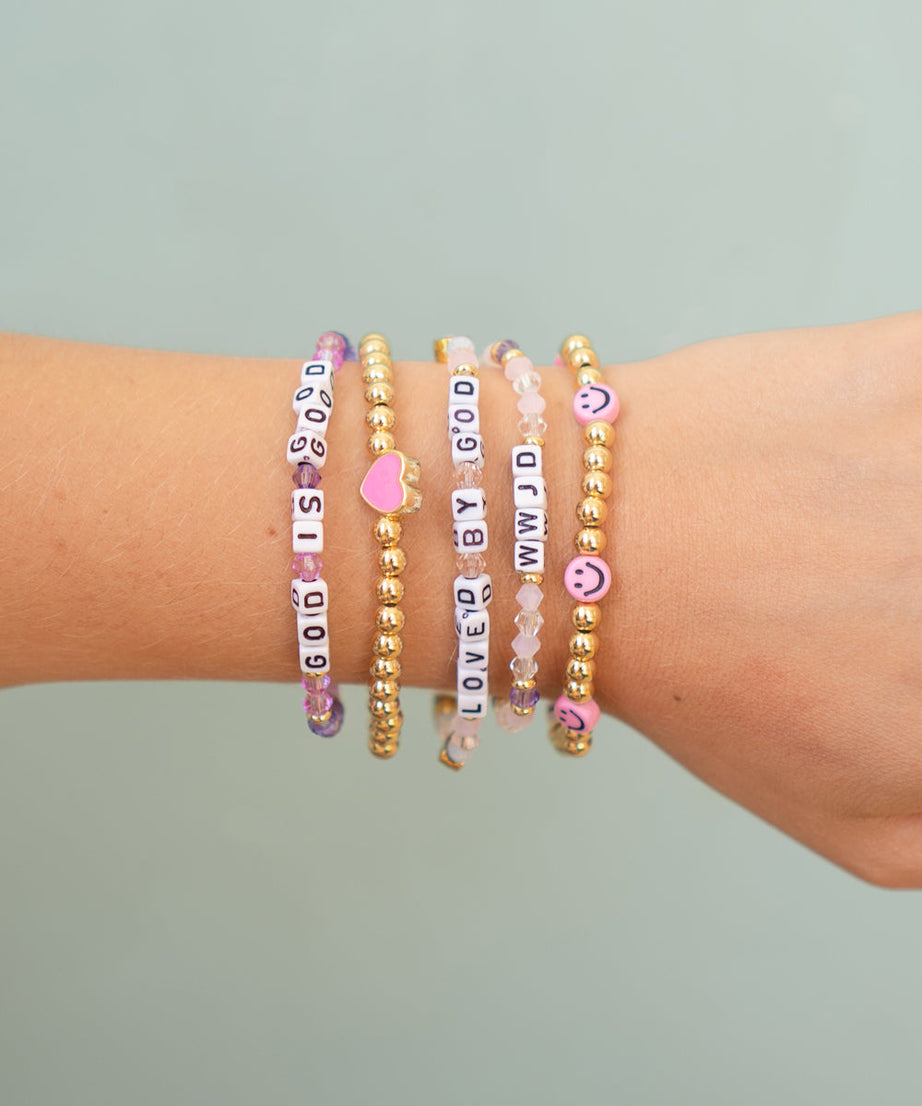 Loved By God Letter Bracelet