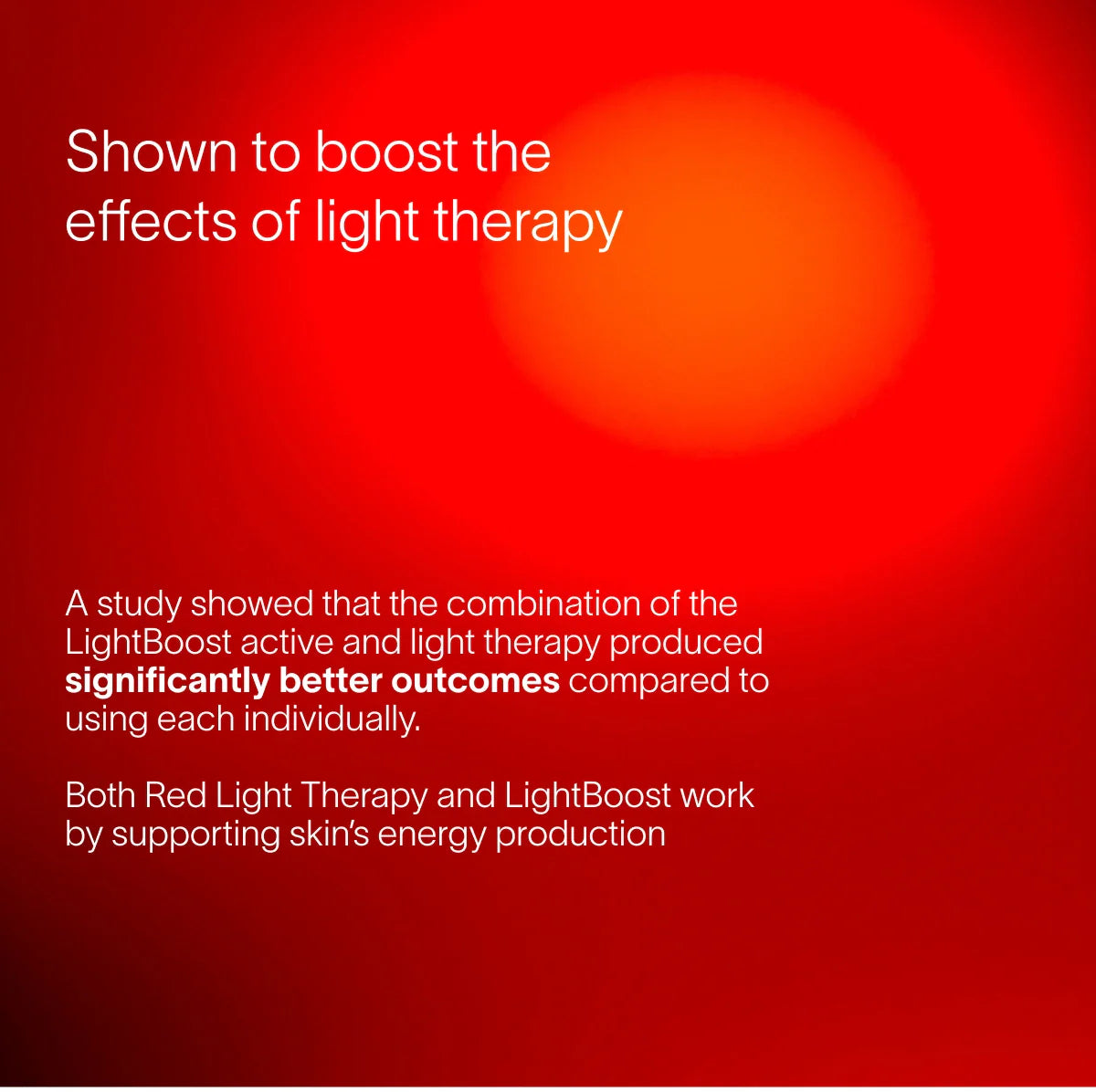 Lichttherapie-Gesichts- und Hals-Booster-Serum