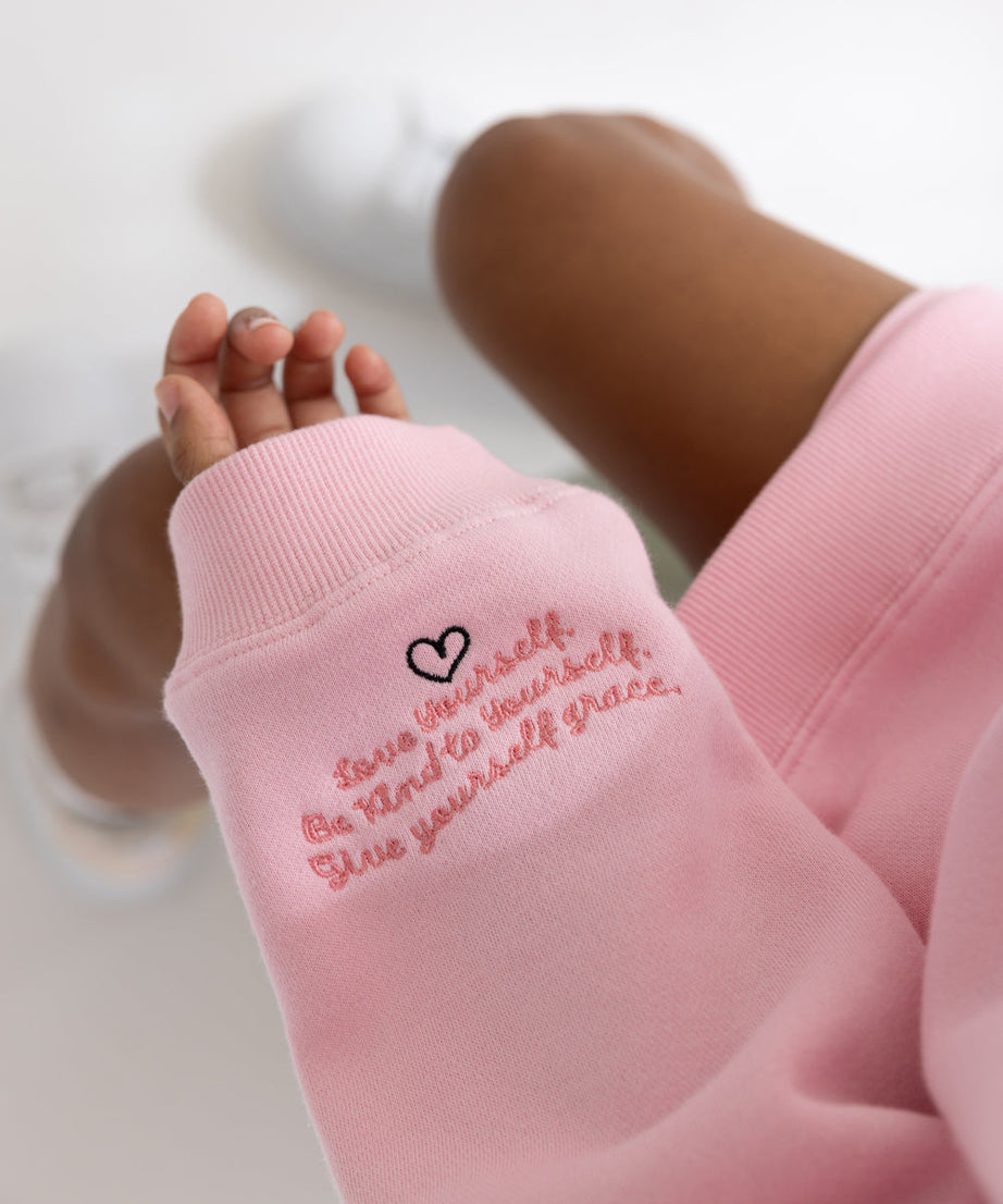 Love Yourself Kinder-Rundhalspullover
