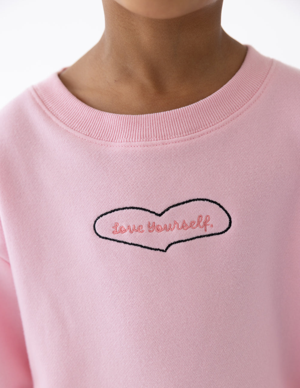 Love Yourself Kinder-Rundhalspullover