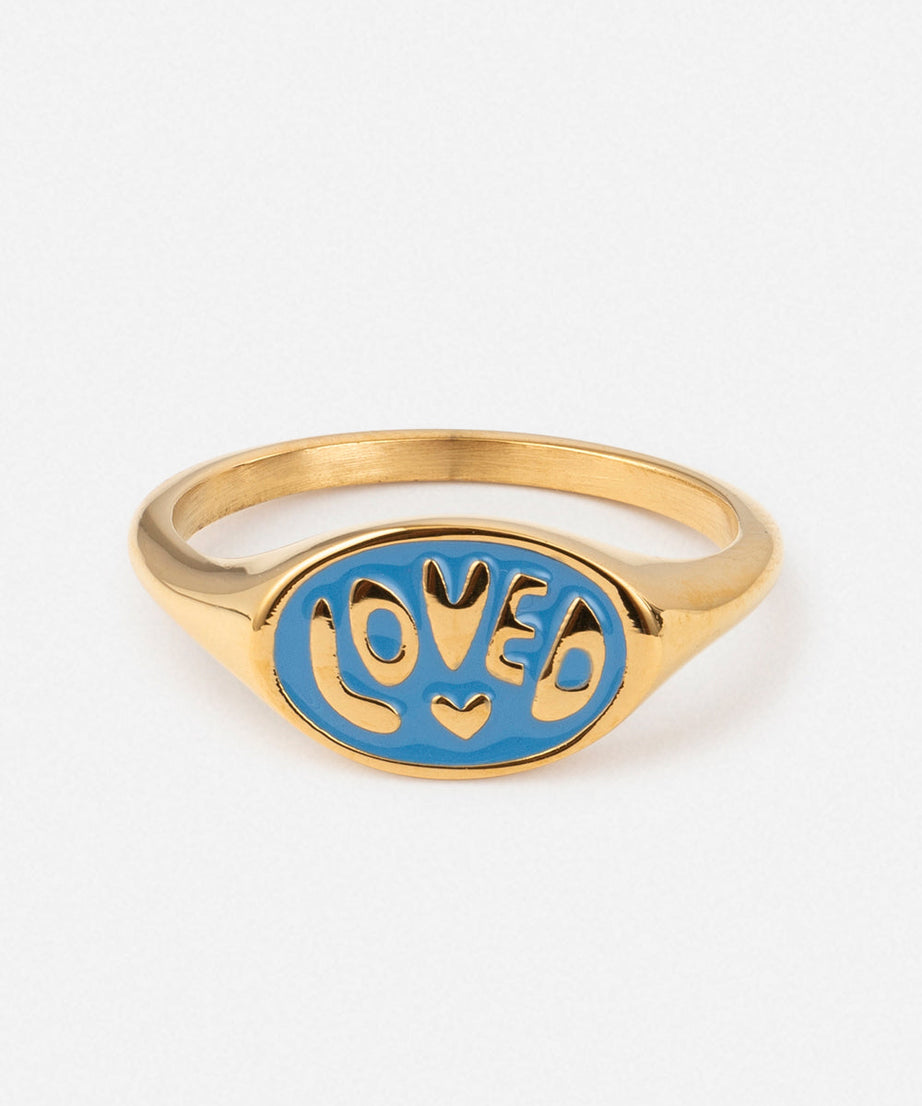 Loved Oval Signet Ring
