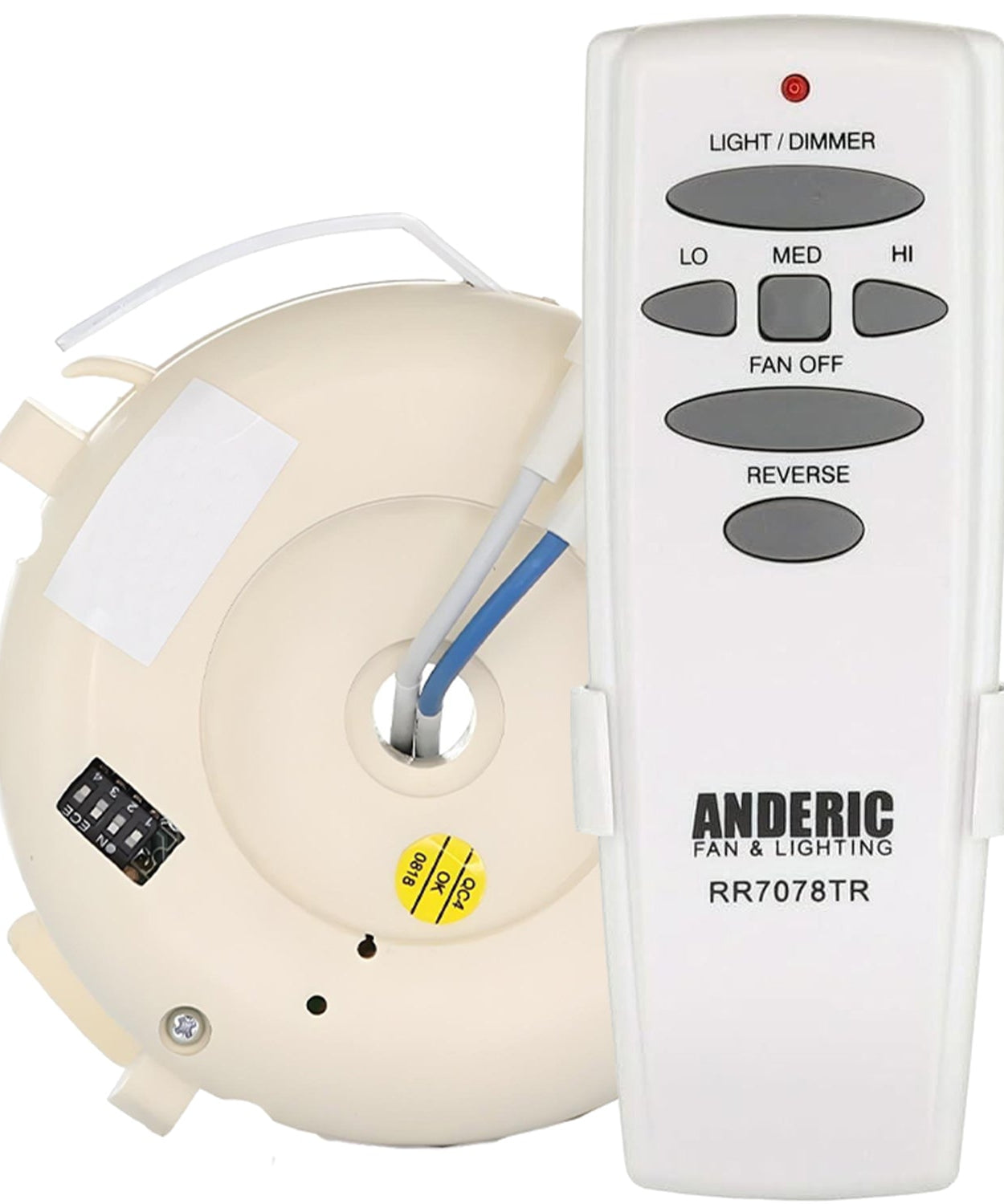 Anderic UC7051RKIT Replacement Ceiling Fan Kit for Hampton Bay and Others | RR7078TR/UC7051R