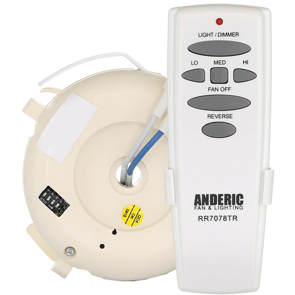 Anderic UC7051RKIT Replacement Ceiling Fan Kit for Hampton Bay and Others | RR7078TR/UC7051R