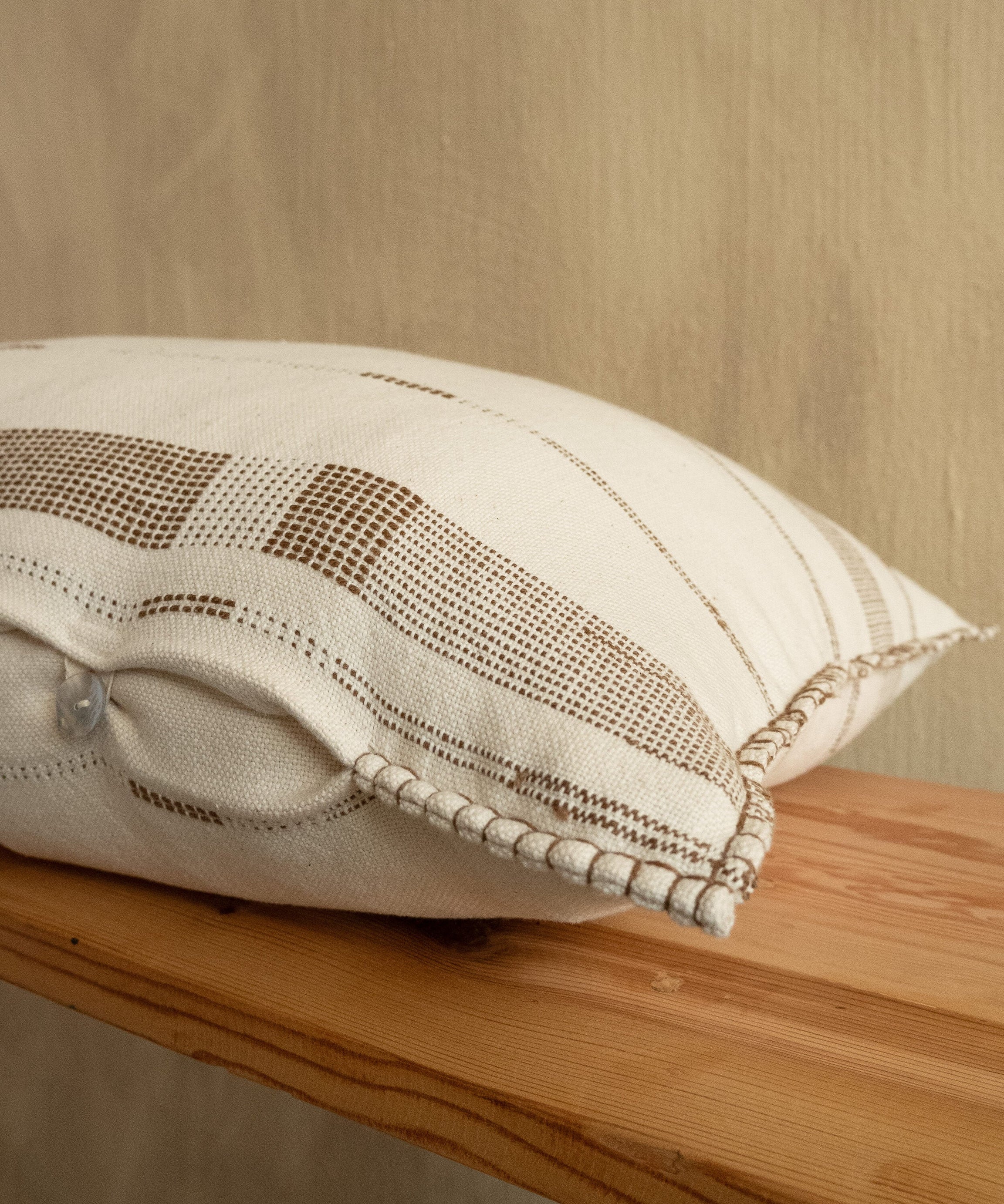 Fulcrum Patina Oversized Cotton Lumbar Pillow