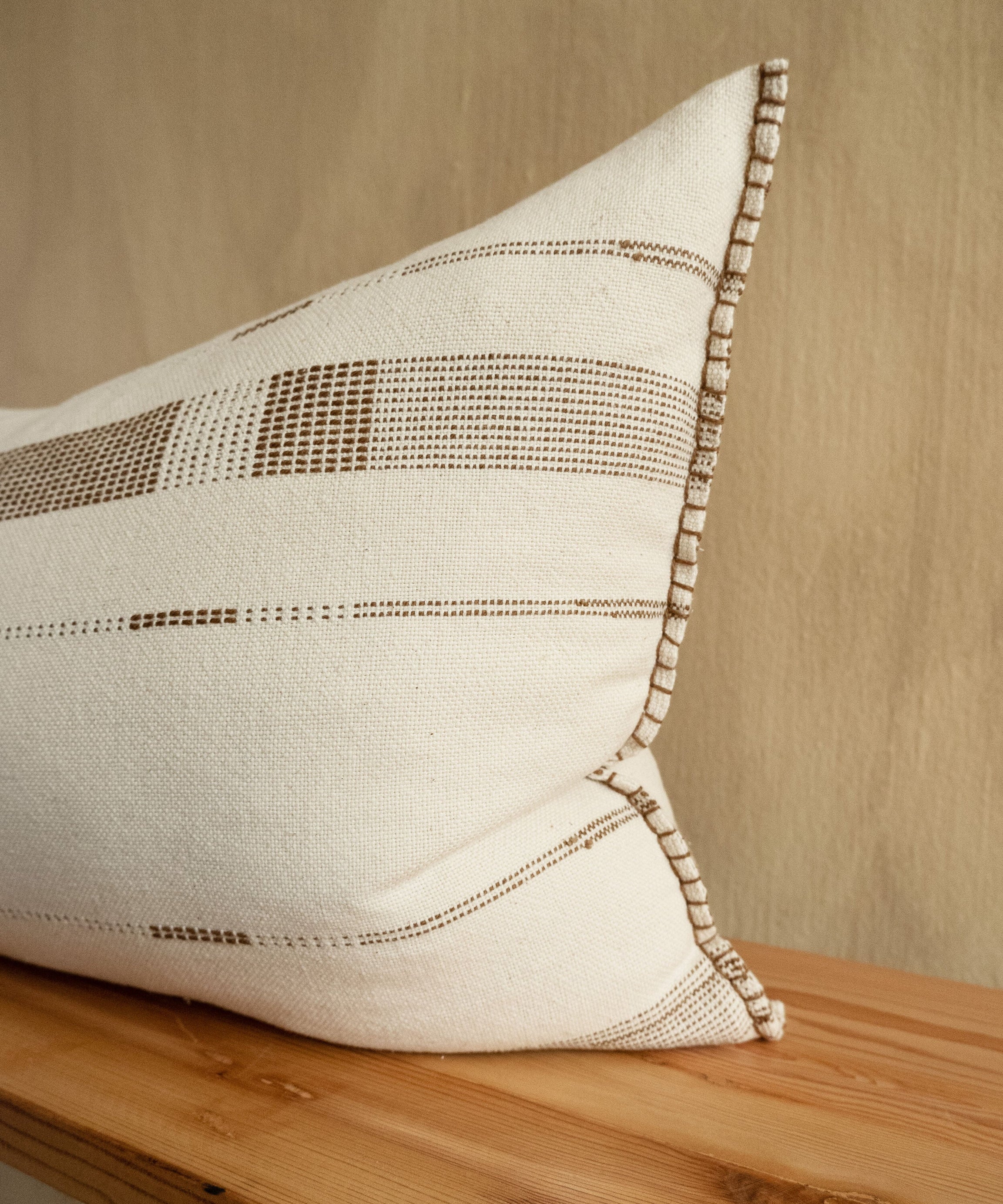 Fulcrum Patina Oversized Cotton Lumbar Pillow