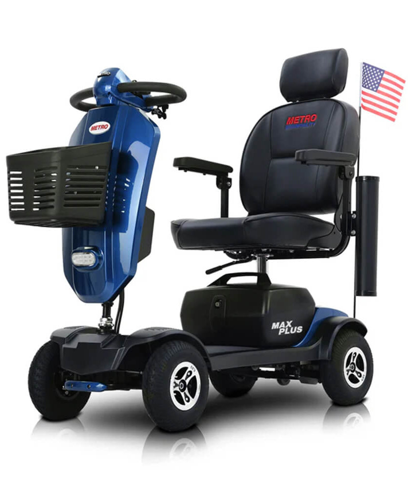 Metro Mobility Max Plus 24V/20AH Heavy Duty Electric Drive Mobility Scooter, 300LBS (SAK93164)