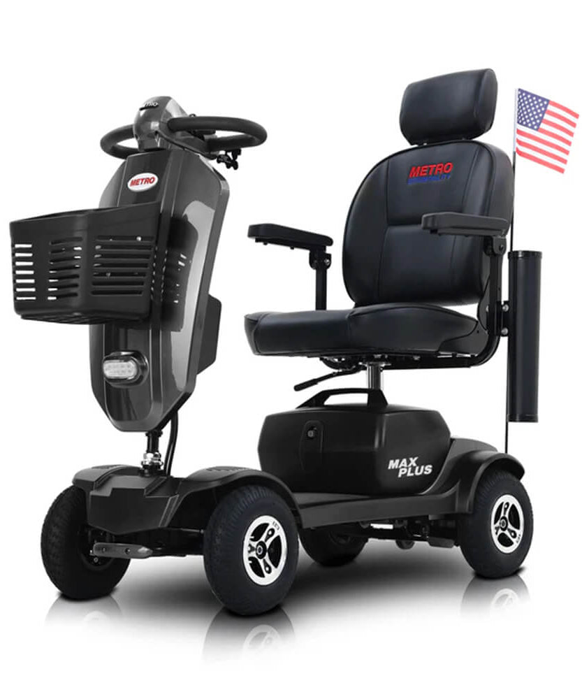 Metro Mobility Max Plus 24V/20AH Heavy Duty Electric Drive Mobility Scooter, 300LBS (SAK93164)