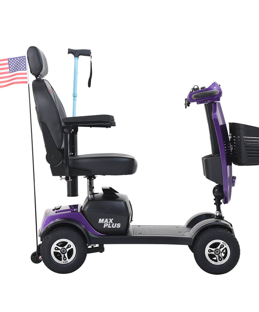 Metro Mobility Max Plus 24V/20AH Heavy Duty Electric Drive Mobility Scooter, 300LBS (SAK93164)