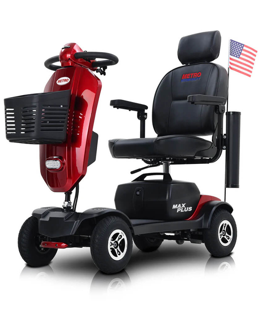 Metro Mobility Max Plus 24V/20AH Heavy Duty Electric Drive Mobility Scooter, 300LBS (SAK93164)