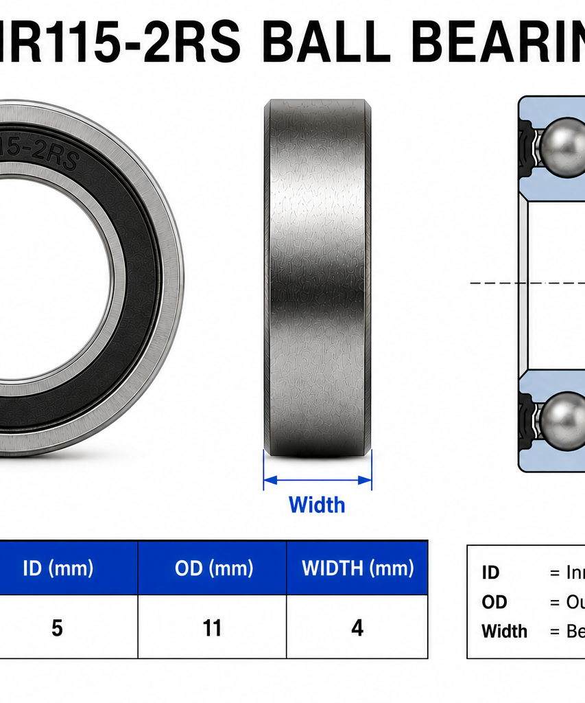 HoneyBadger Chrome Steel Bearings