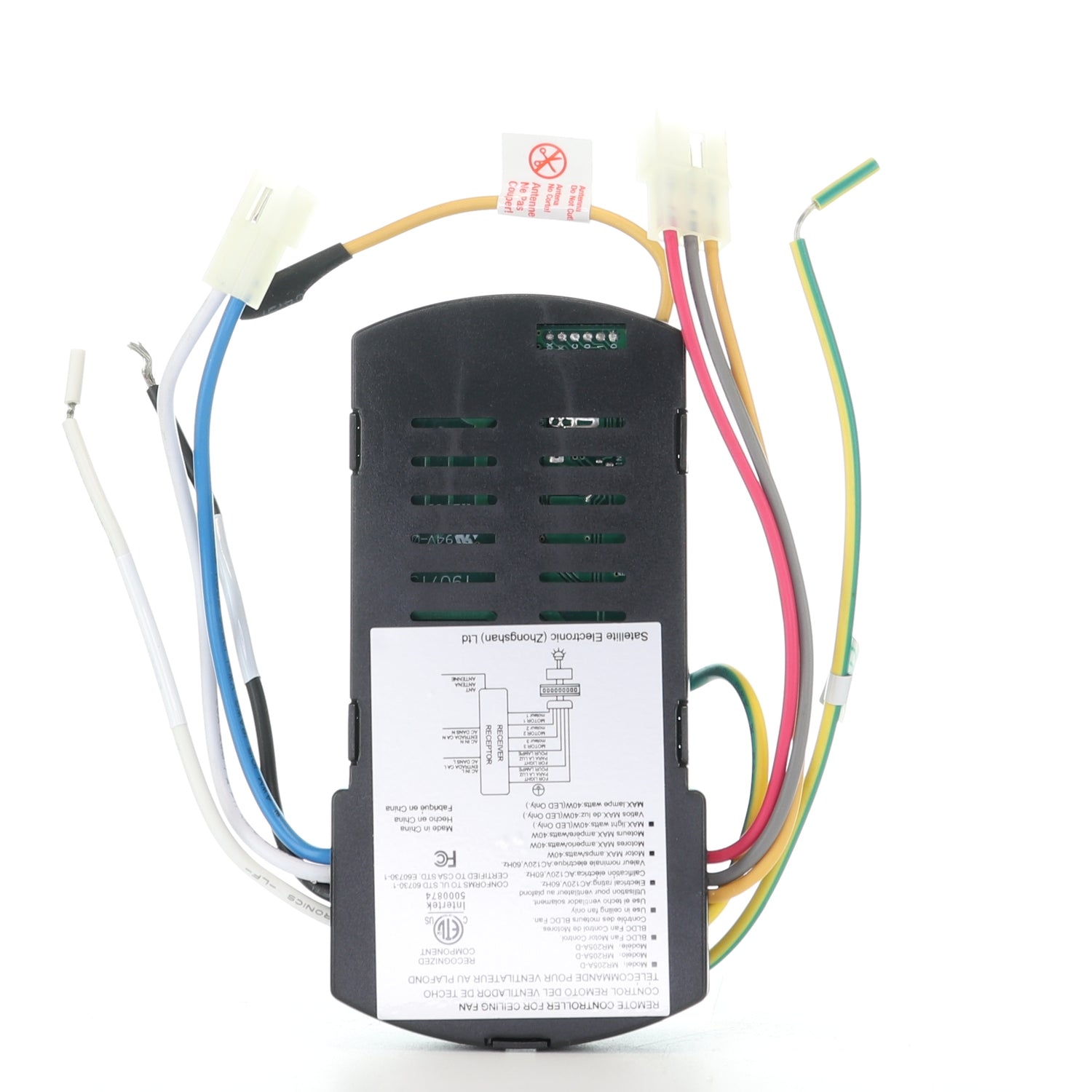 Anderic MR205A-D Replacement Ceiling Fan Receiver for Home Decorators Collection Marlon 66" Inch