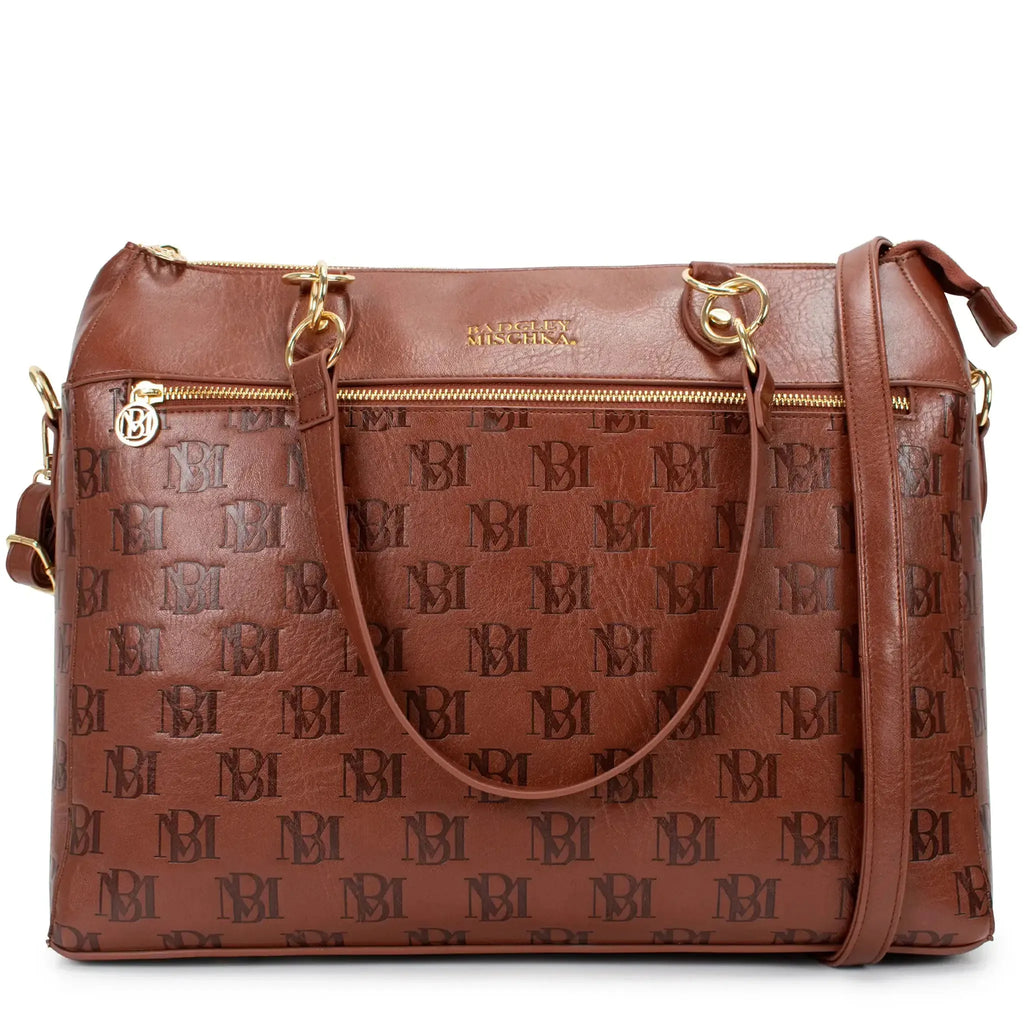 Madalyn Rustic Vegan Leather Weekender Duffel Bag
