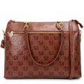 Madalyn Rustic Vegan Leather Weekender Duffel Bag