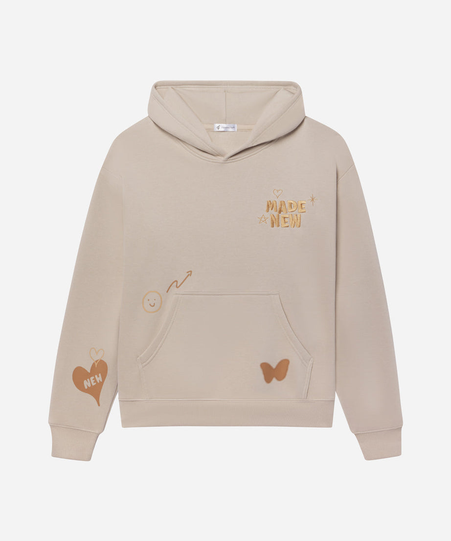 Made New Cream Unisex Hoodie