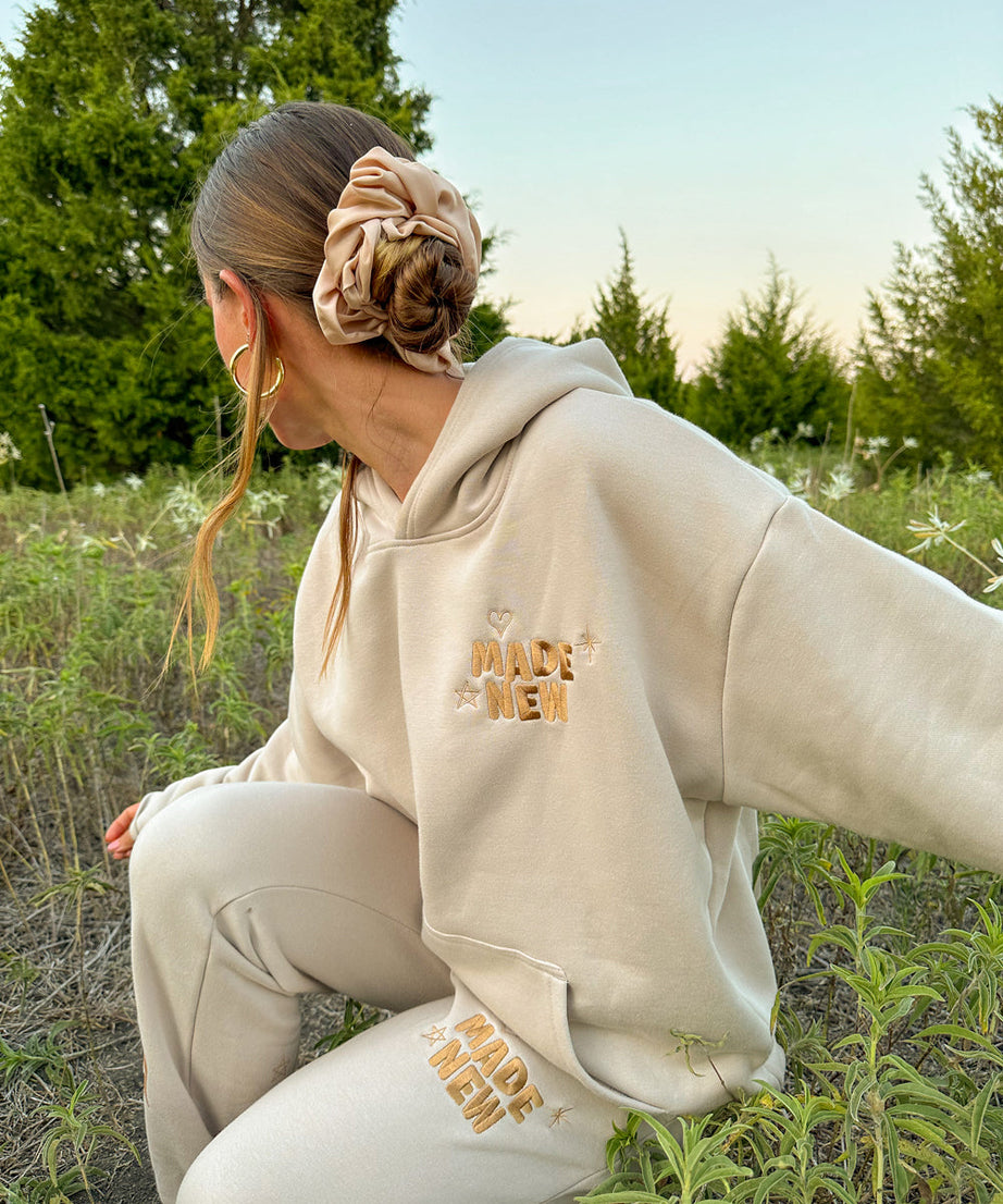 Made New Cream Unisex Hoodie
