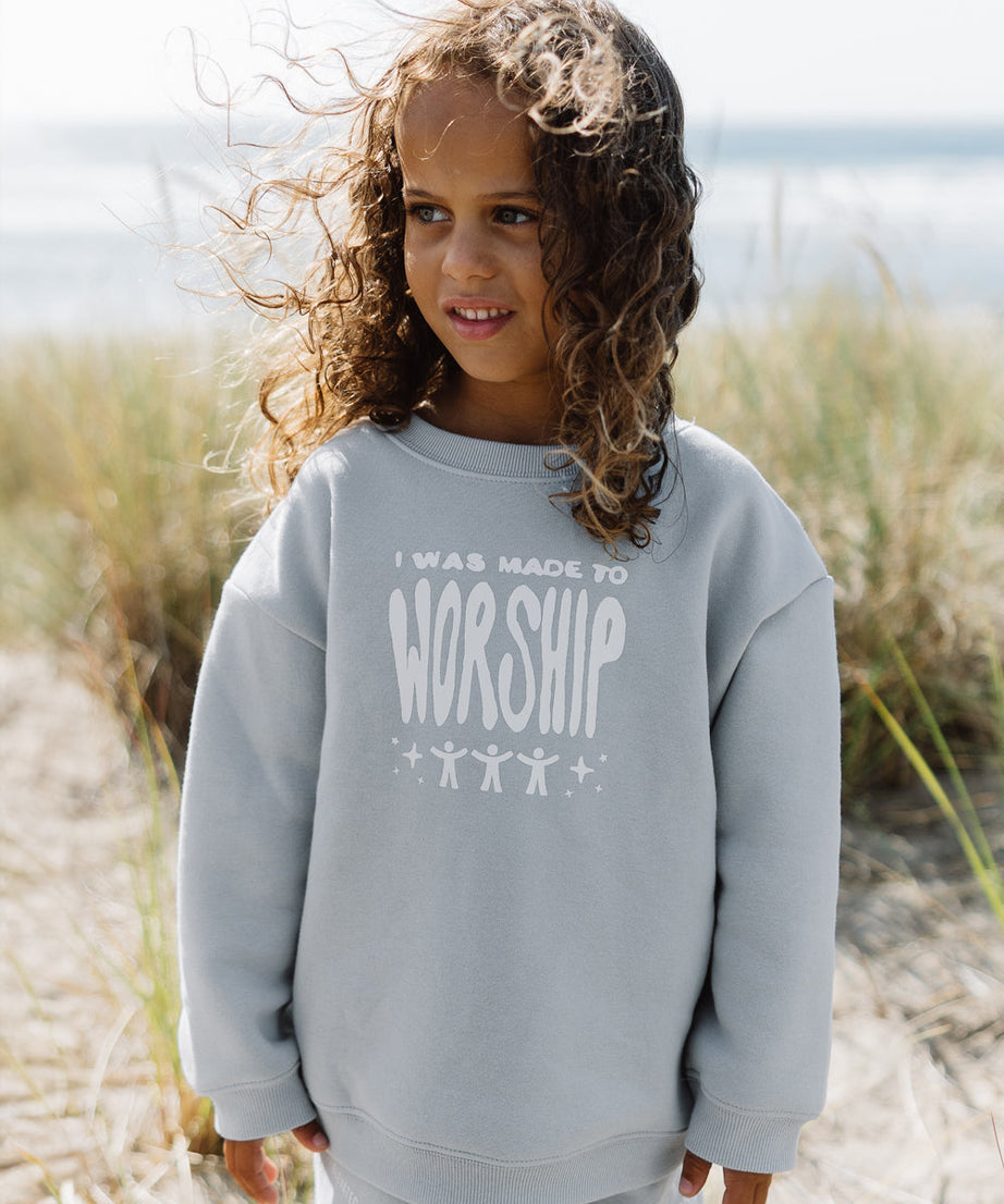 Made To Worship Kinder Rundhalspullover