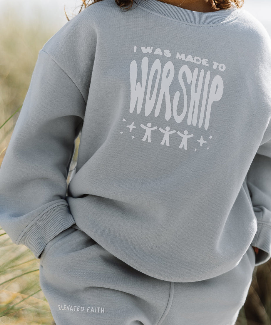 Made To Worship Kinder Rundhalspullover
