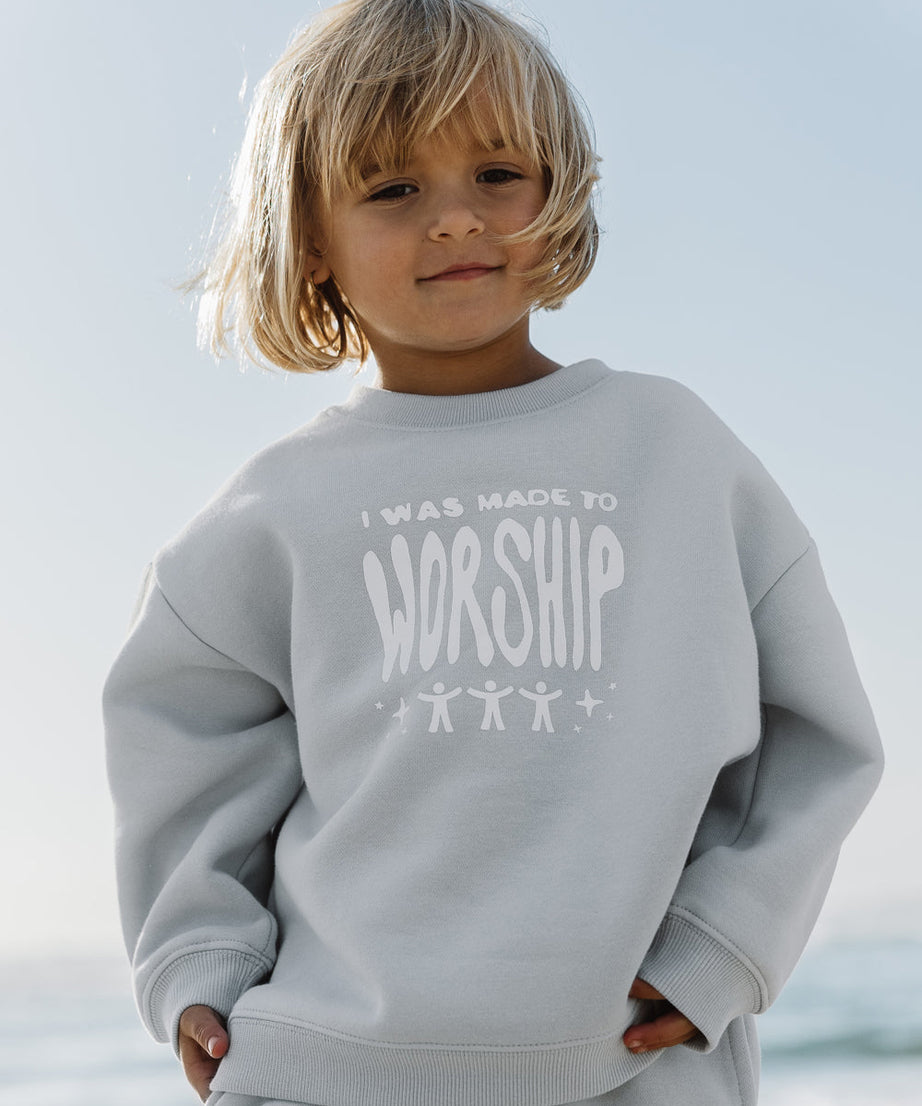Made To Worship Kinder Rundhalspullover
