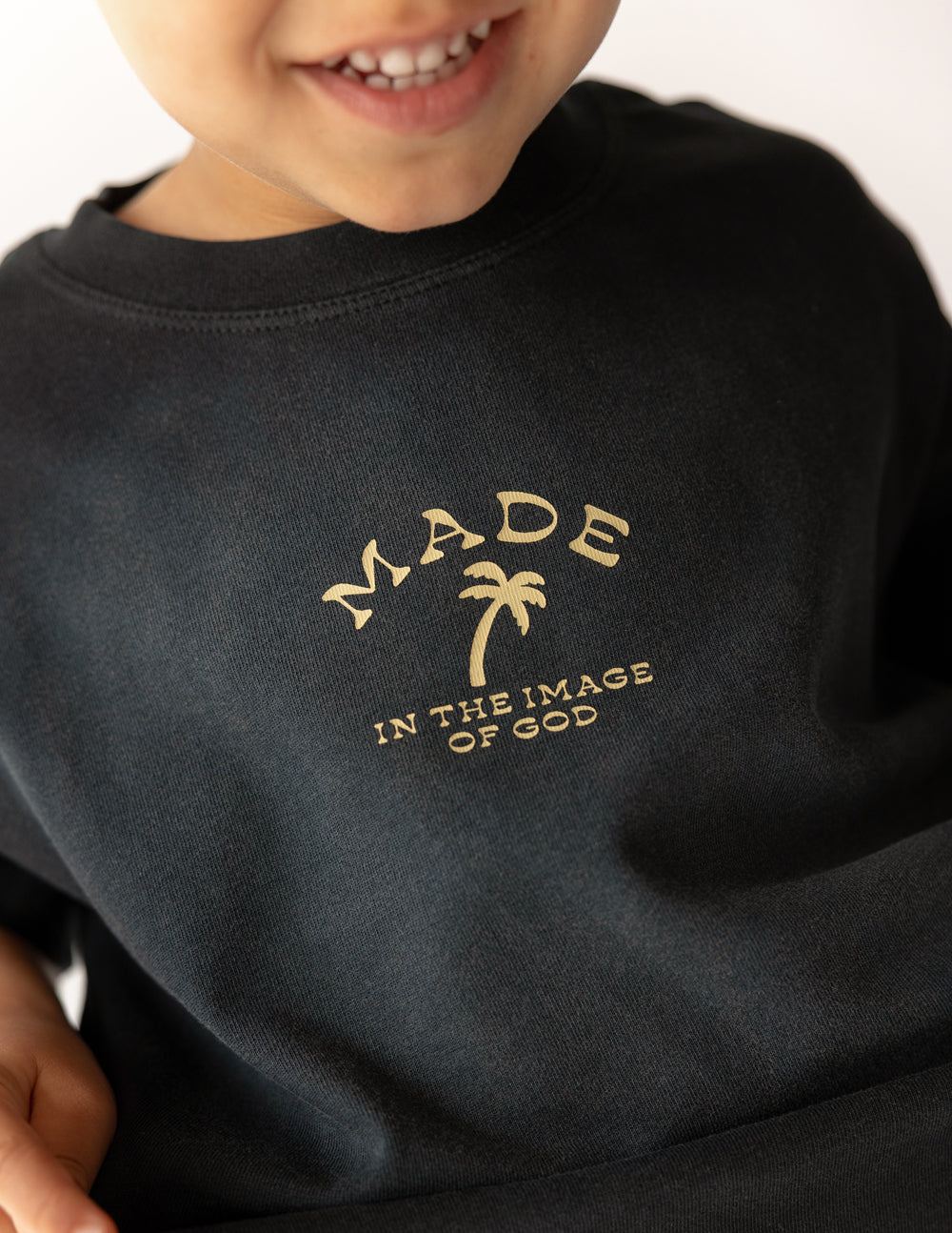 Kinder-T-Shirt „Im Bilde Gottes geschaffen“