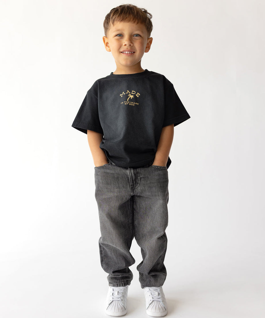 Kinder-T-Shirt „Im Bilde Gottes geschaffen“