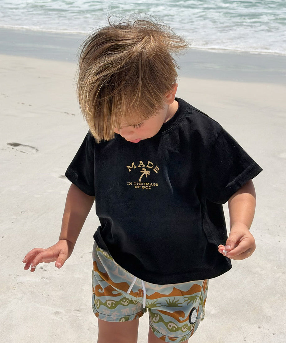 Kinder-T-Shirt „Im Bilde Gottes geschaffen“