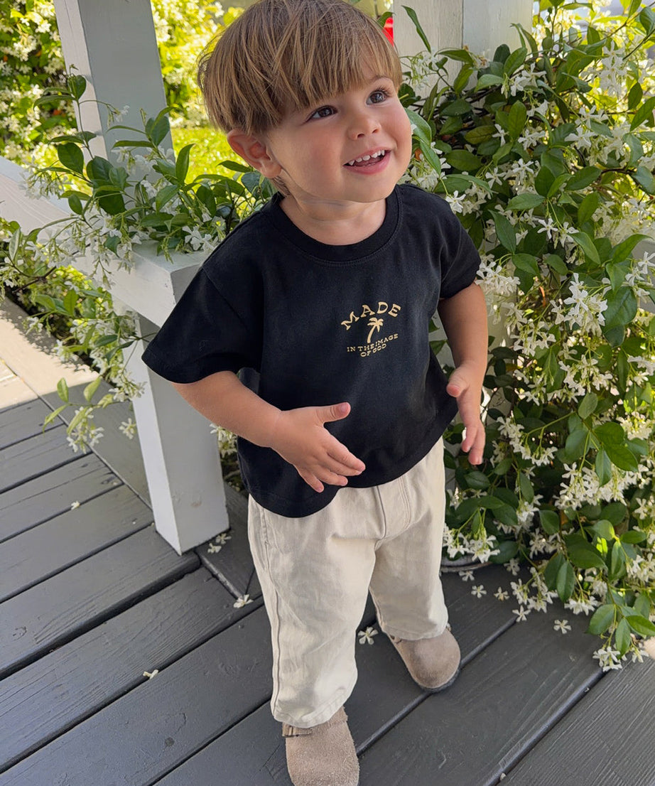 Kinder-T-Shirt „Im Bilde Gottes geschaffen“