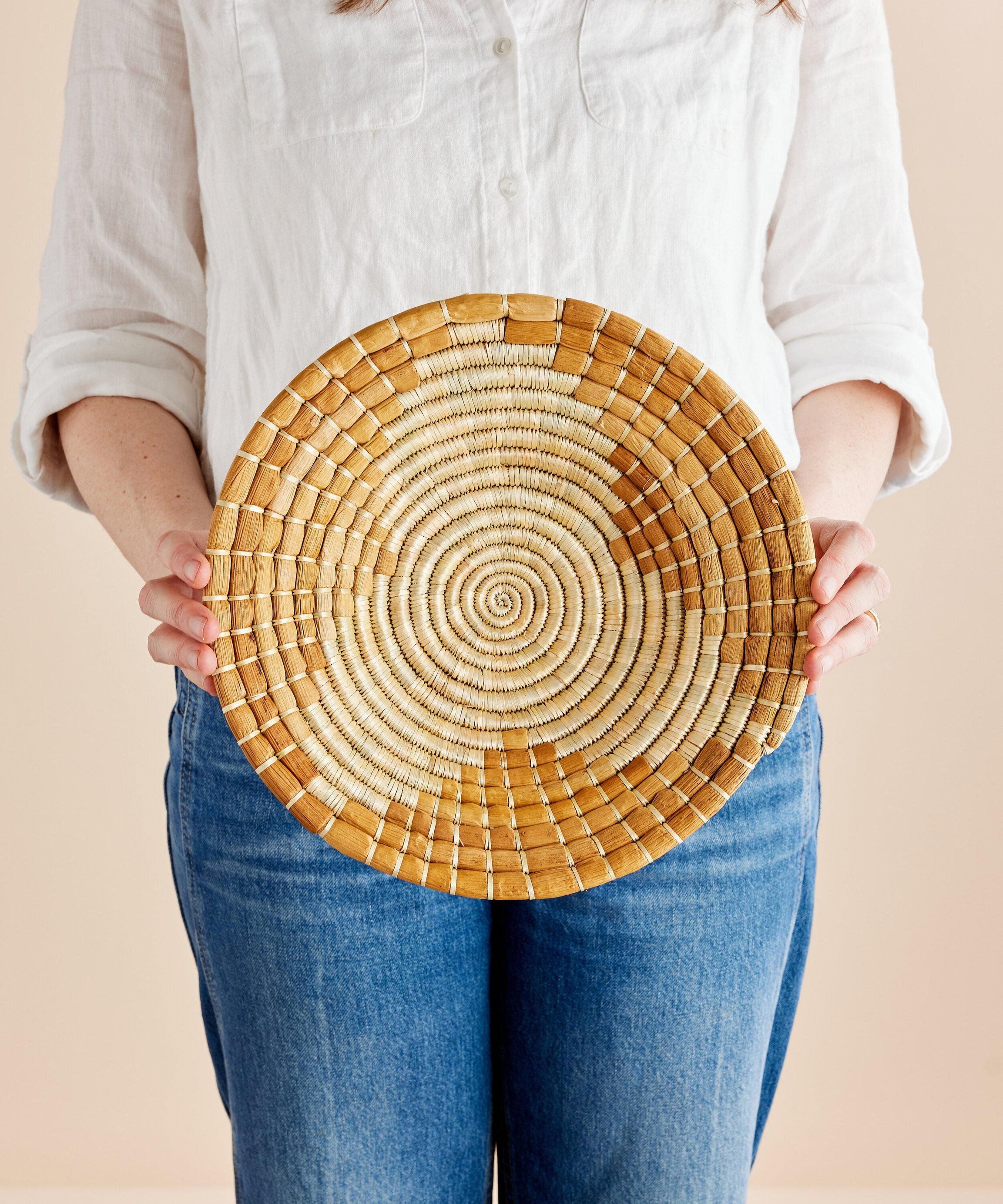 Maua Banana Bark Wall Basket
