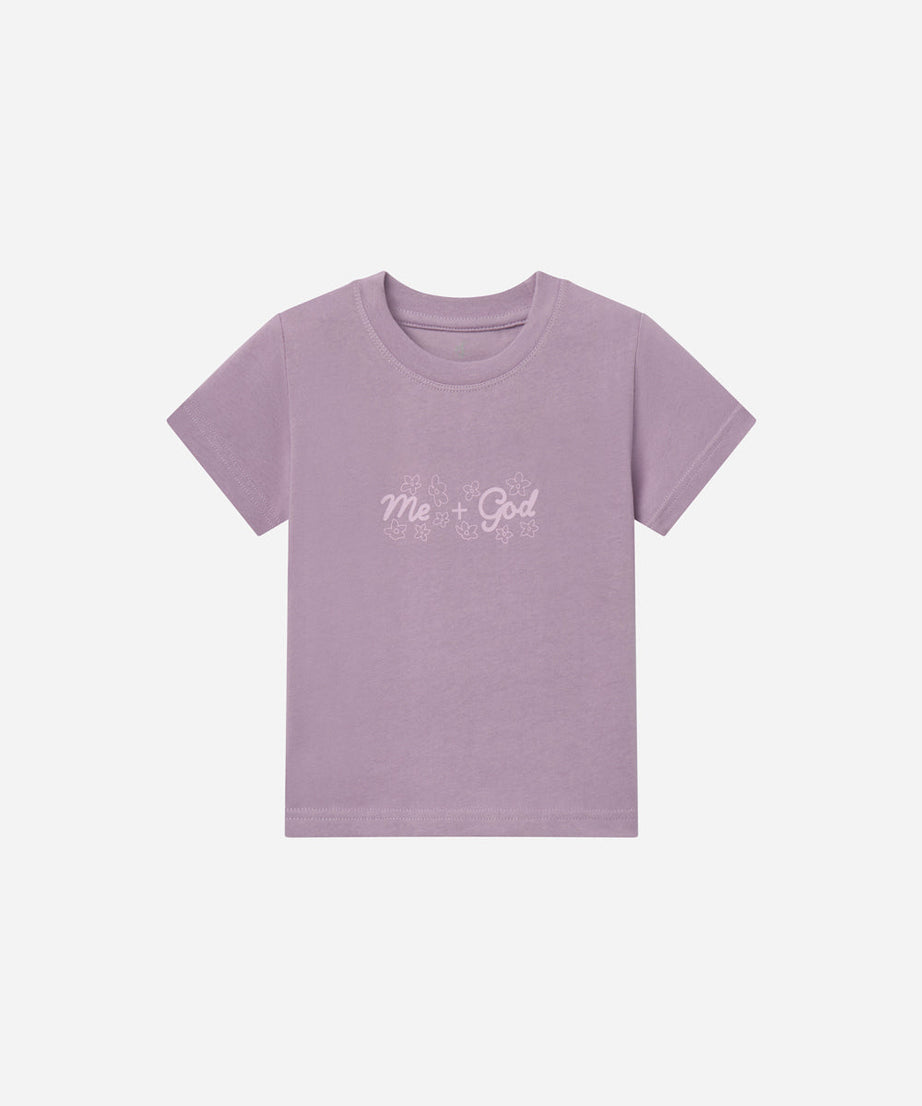 Kinder-T-Shirt „Ich plus Gott“