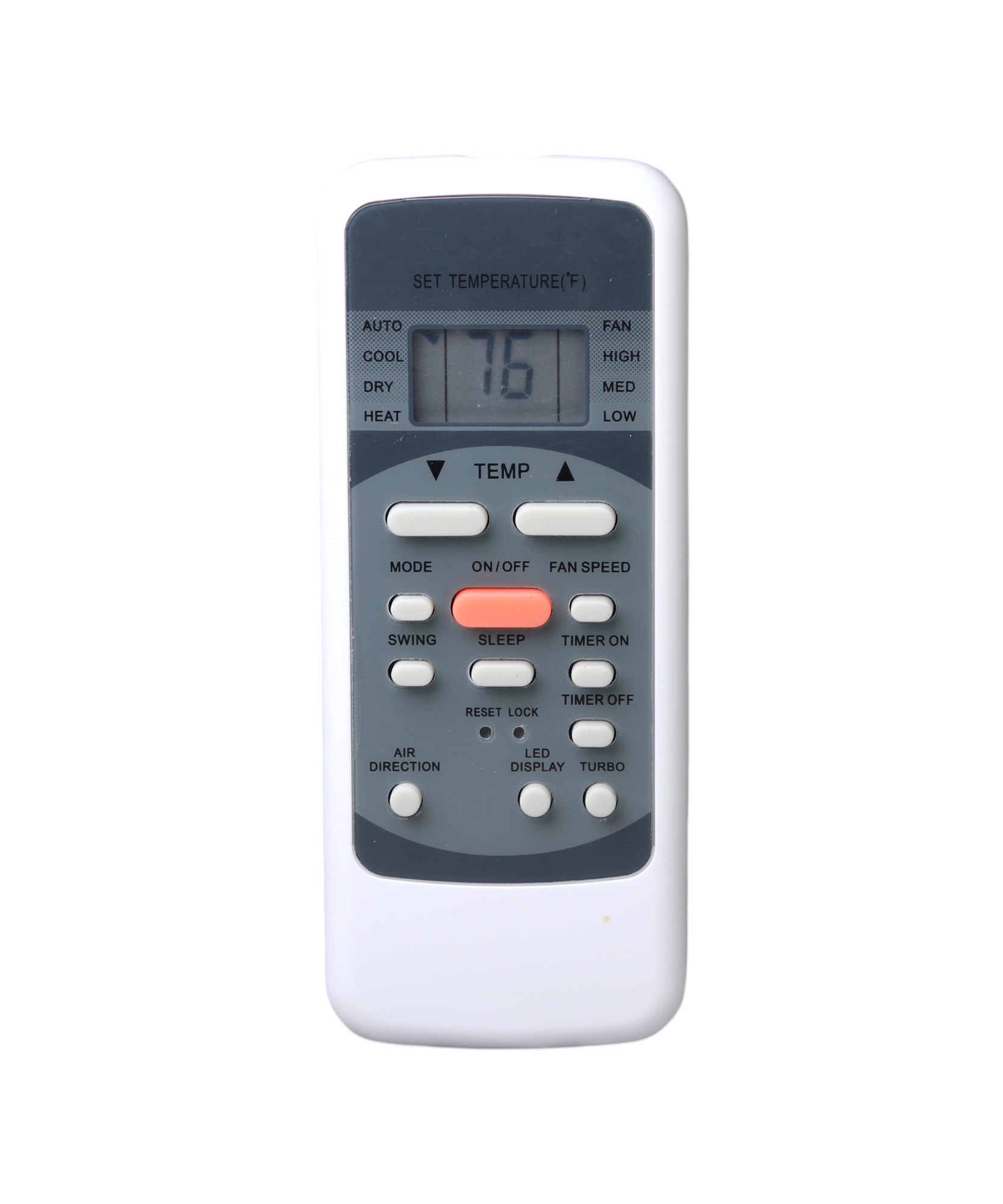 Midea Rg51m5/eu Mini Split Air Conditioner Remote Control | LCD Temp control - 17317000000324