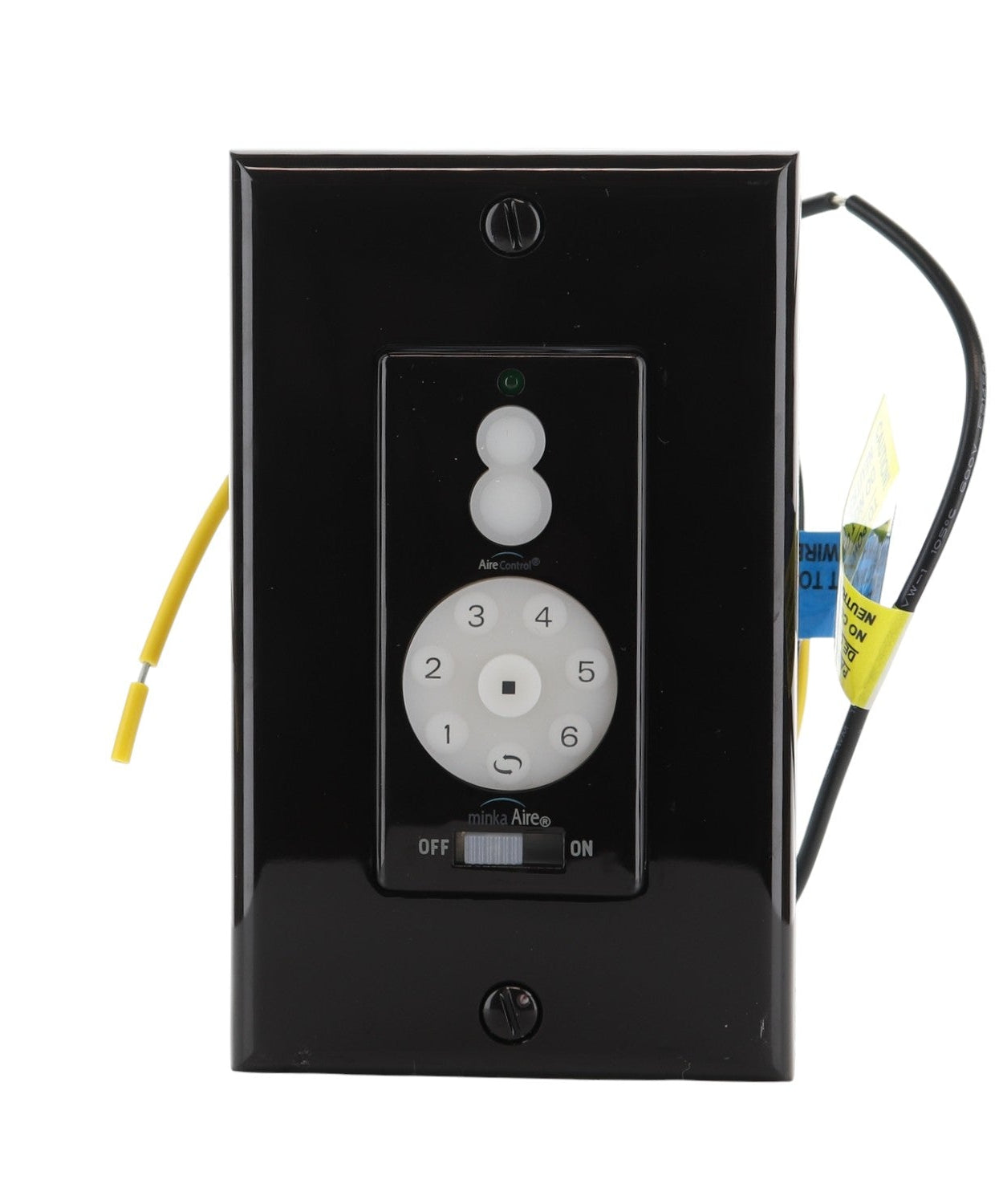 Minka-Aire WC1000 AireControl 6-Speed Wall Mount Ceiling Fan Remote Control | Up/Down Light | Dimming | For/Rev - WC1000