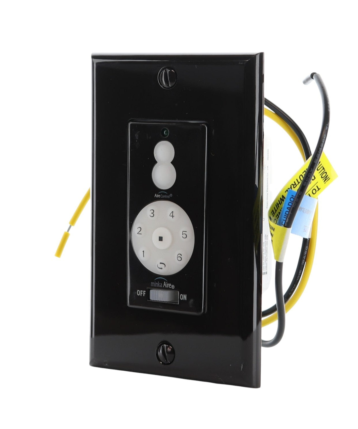 Minka-Aire WC1000 AireControl 6-Speed Wall Mount Ceiling Fan Remote Control | Up/Down Light | Dimming | For/Rev - WC1000