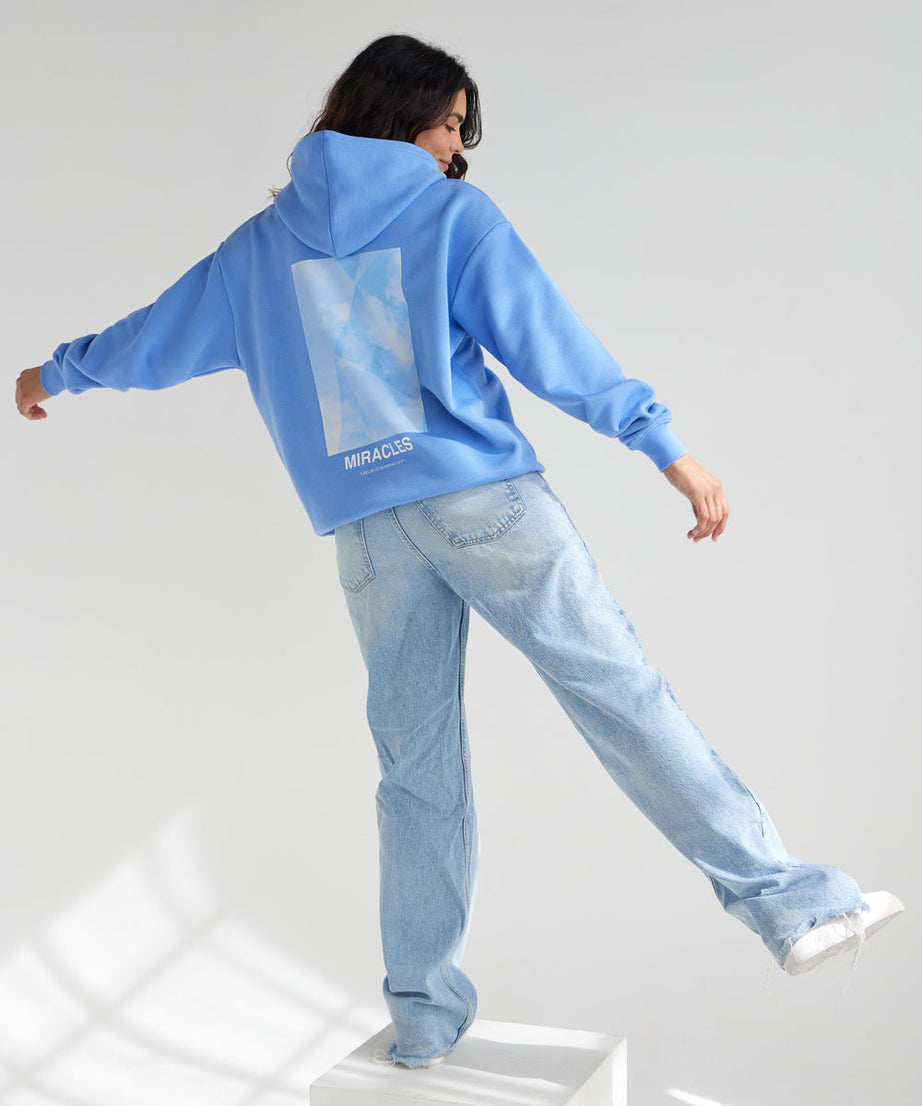 Miracles Blue Unisex Hoodie