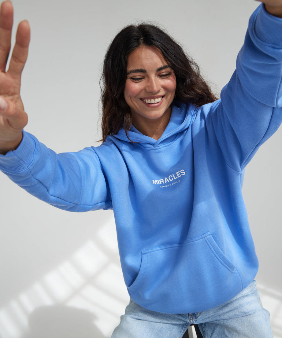 Miracles Blue Unisex Hoodie